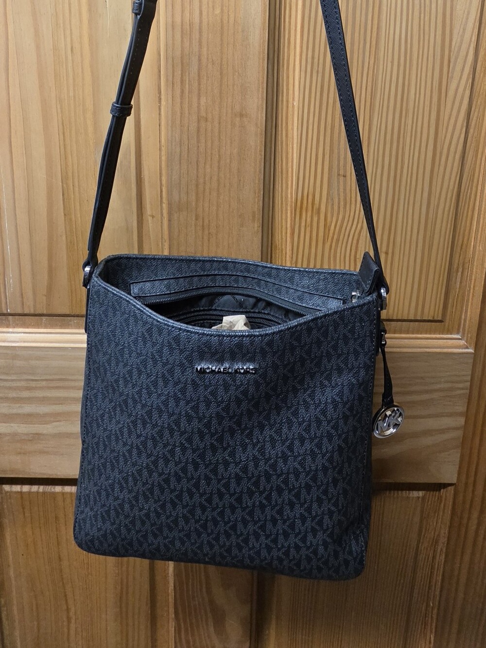 Michael Kors Black Signature Crossbody Bag
